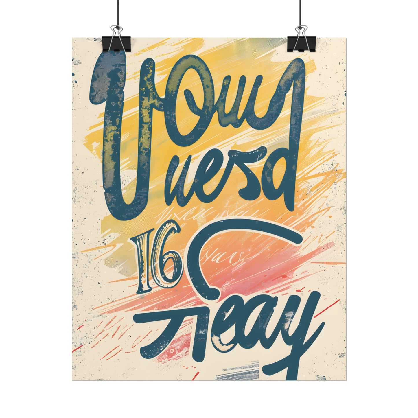 Vintage Distressed Artwork: 20 24 Batch 1 - Poster