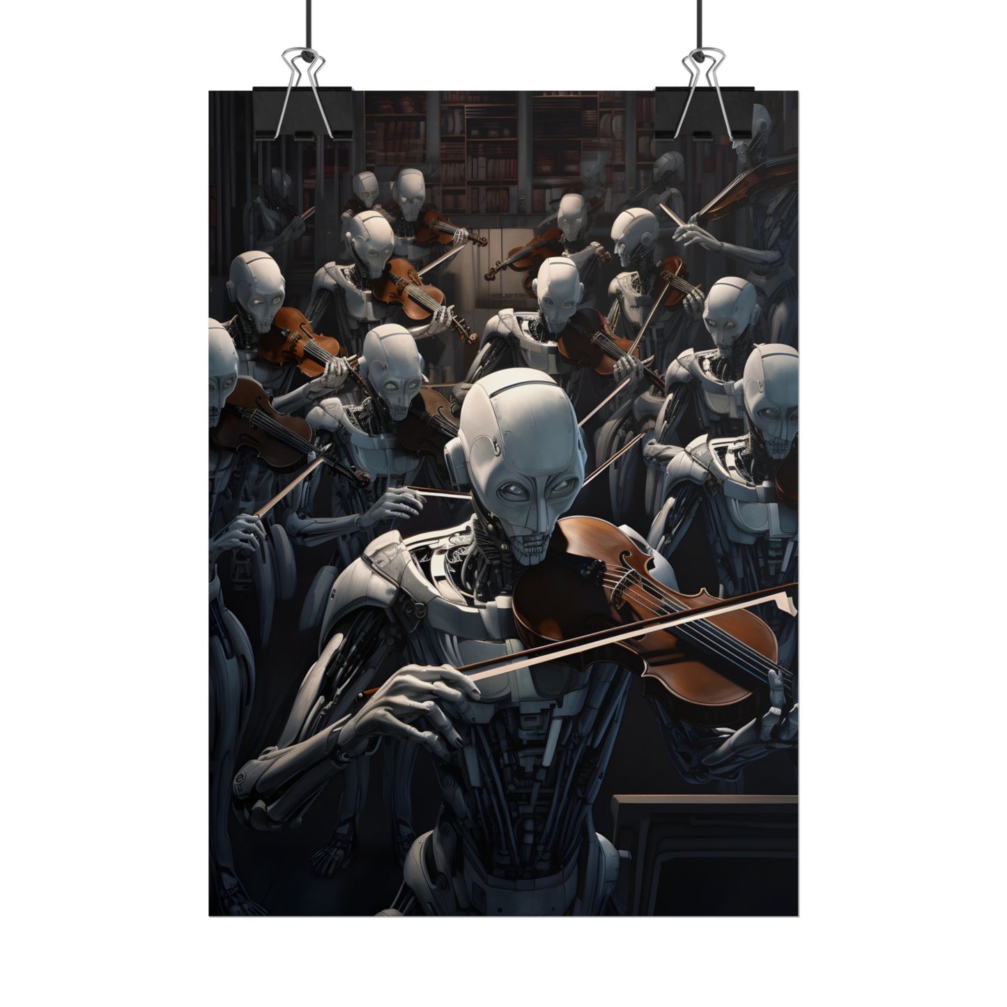 Sentient Robot Symphony: A Robot Orchestra - Poster