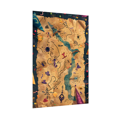Whimsical Cartoon Portrait: Gentle Illustration of a Hero's Nose - Poster