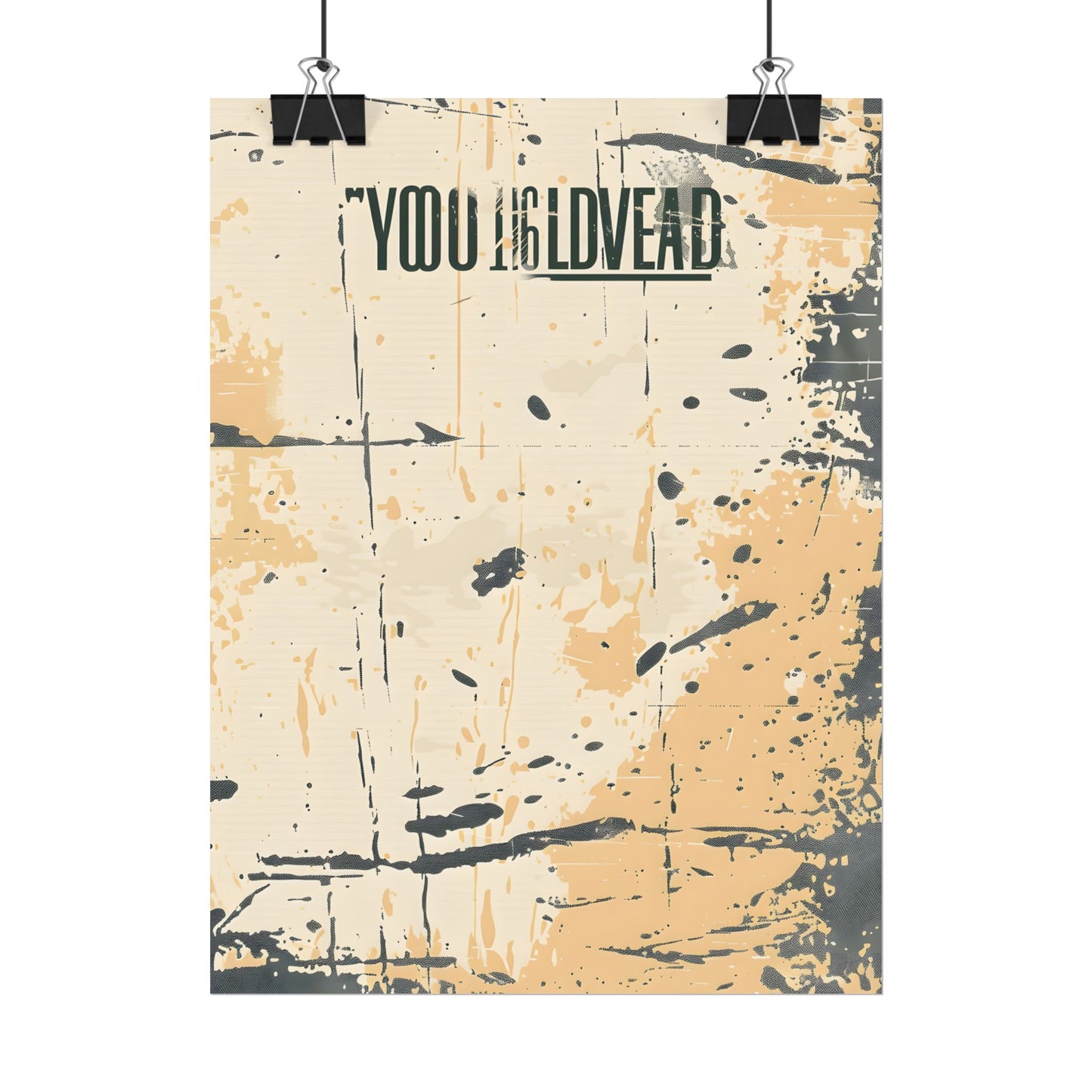Vintage Distressed Batch 1: A Nostalgic Poster Artwork - Poster