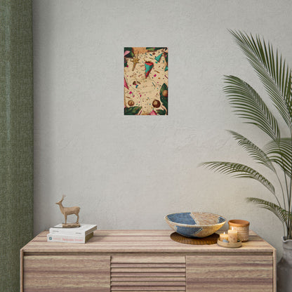 Whimsical Portrait with a Large Nose - Poster