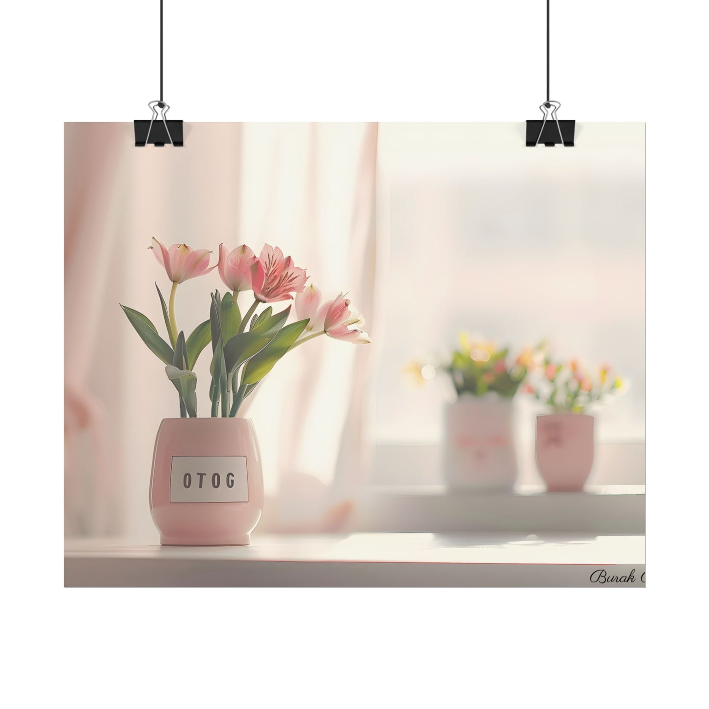Serene Outdoor Landscape: Soft-Spoken Reminder - Poster