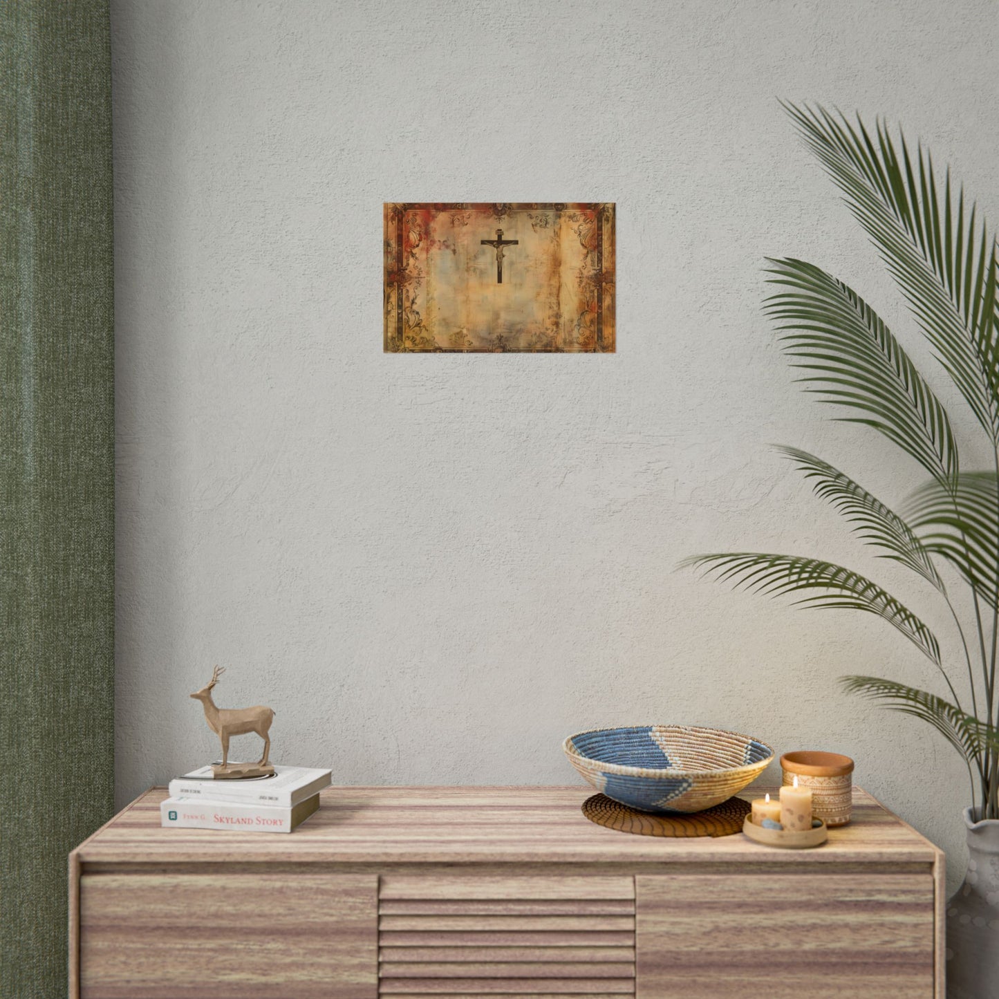 Vintage Biblical Art Print: A Historical Scene - Poster