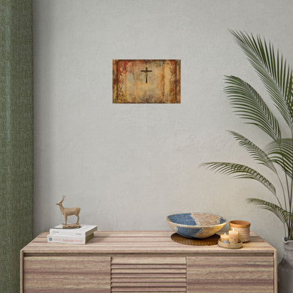 Vintage Biblical Art Print: A Historical Scene - Poster