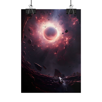 Cosmic Black Hole: Massive Planet in Stellar Orbit - Poster