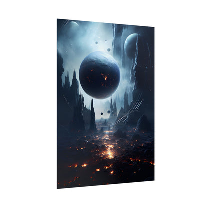 Stellar Encounter: Black Hole Cosmic Mystery - Poster