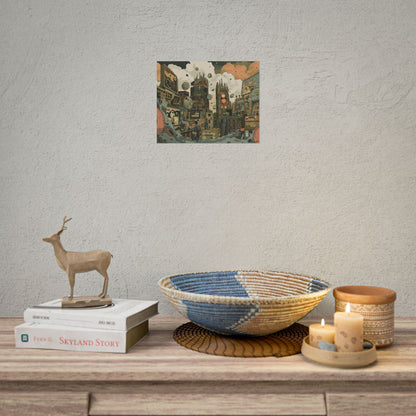 Comic Book Style Iconic Mask: Bold Lines and Dramatic Details - Poster