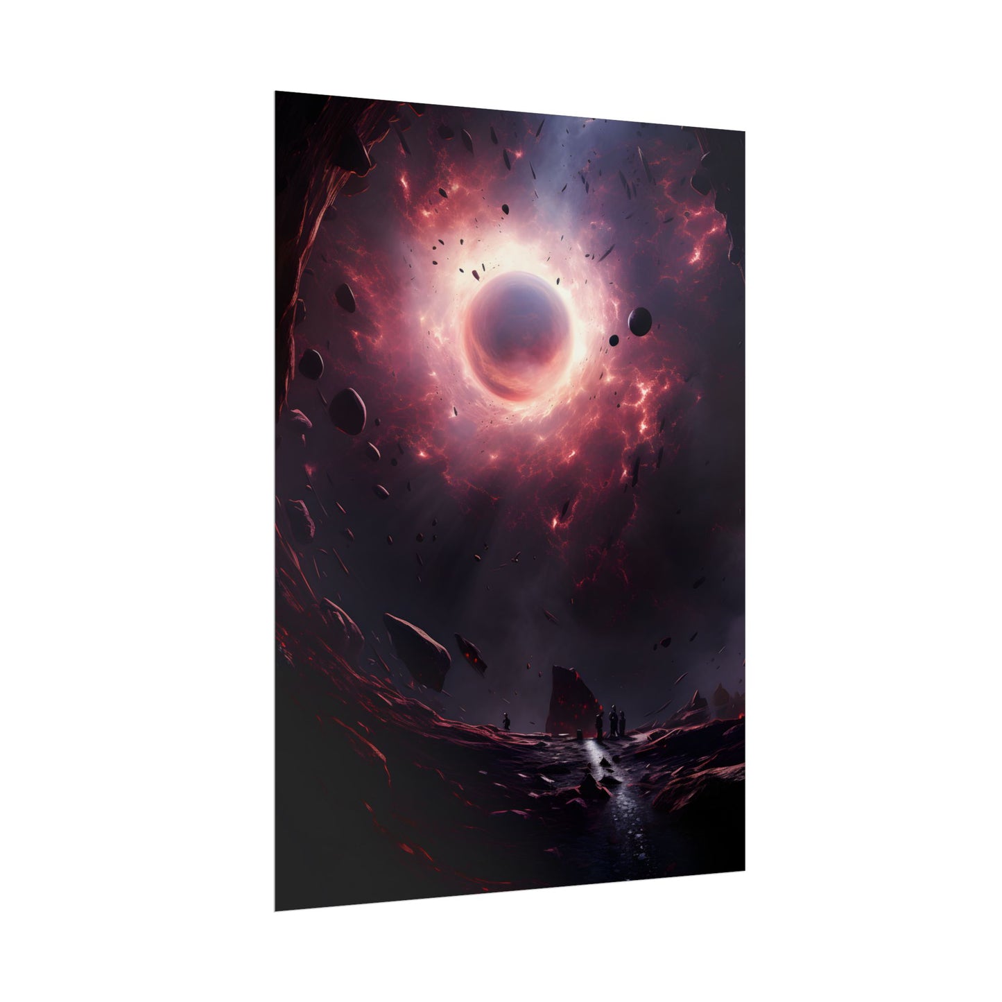 Cosmic Black Hole: Massive Planet in Stellar Orbit - Poster