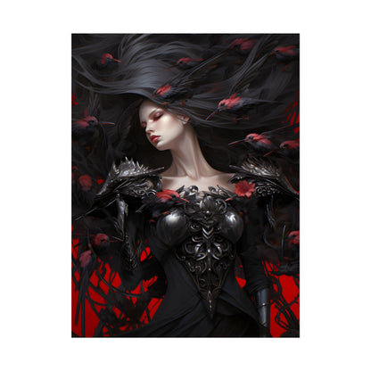 Enigmatic Songbird: Nature's Guardian Art - Poster