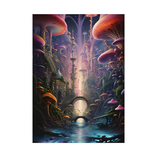 Celestial Art Gallery: Star Motif Interior Scene - Poster