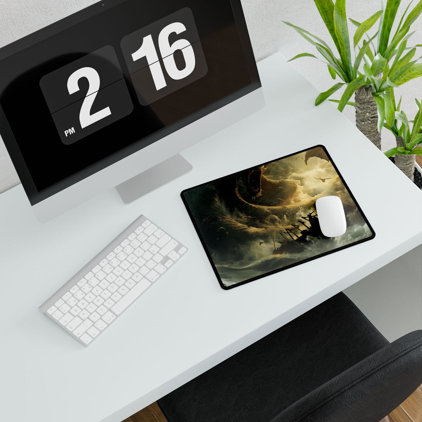 Ancient Mythical Sea Monsters: Fearsome Creatures of Legend - Desk Mat