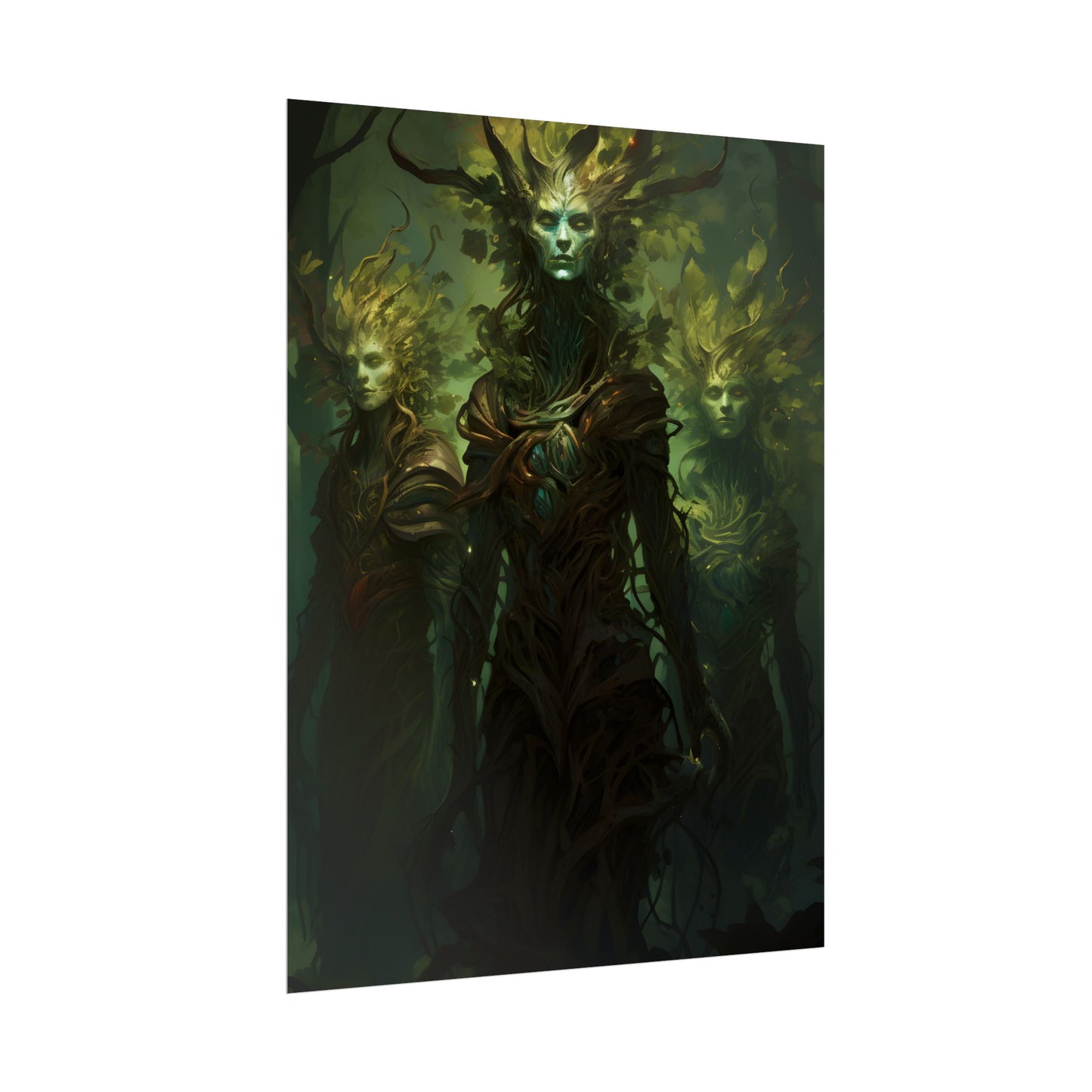 Mystical Forest Guardians: Ancient Tree Spirits Awaken - Poster