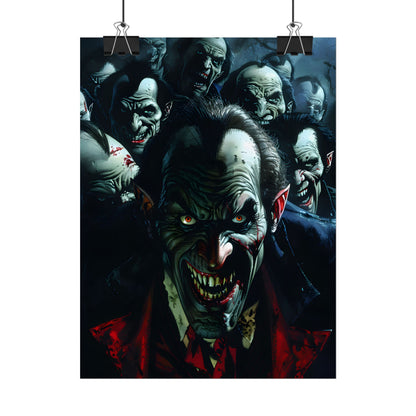 Mischievous Vampires: Gothic Group Artwork - Poster