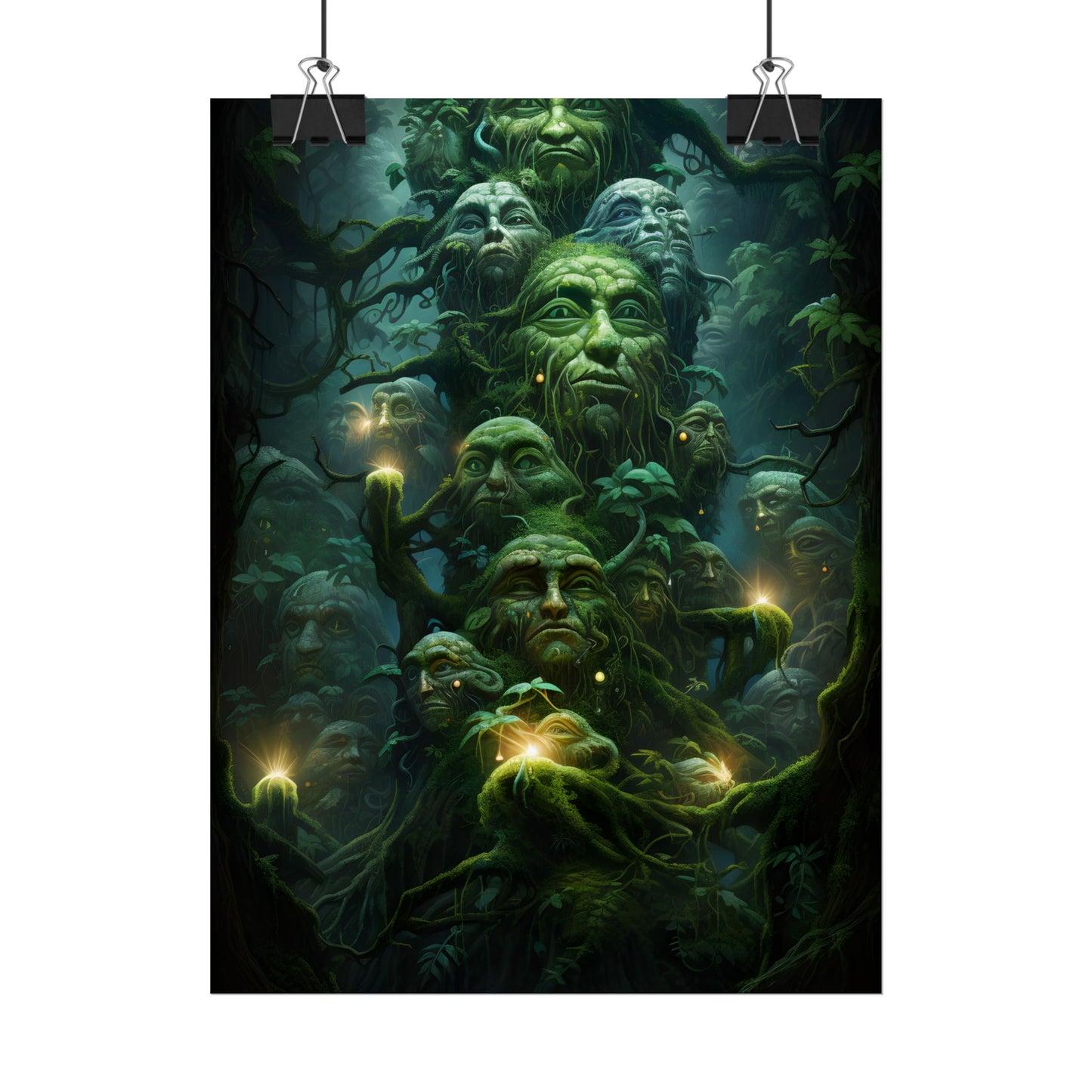 Mystical Ancient Forest Guardians: Natural Artwork - Poster