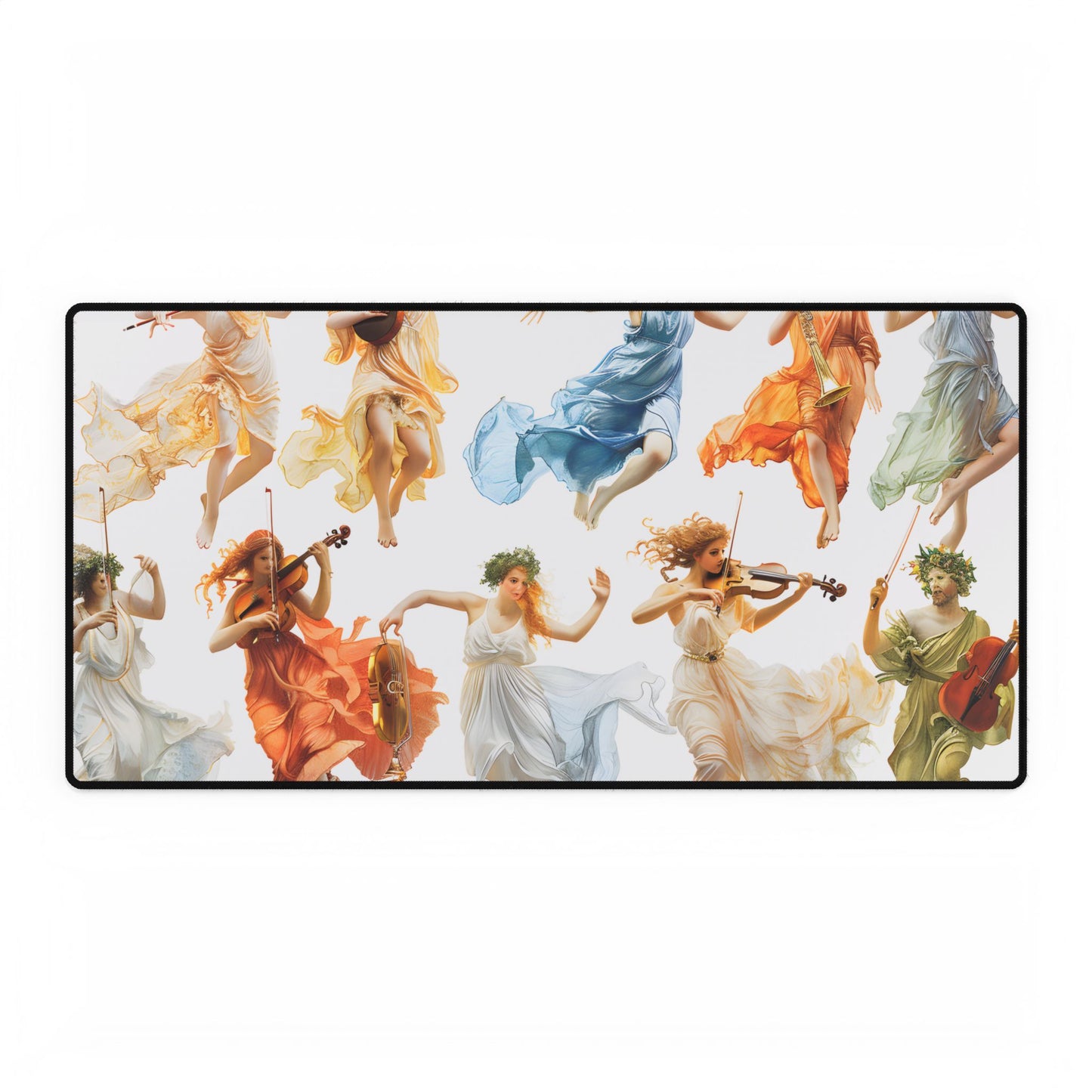 Ethereal Goddesses of Greece: Athena to Nemesis Artwork - Desk Mat