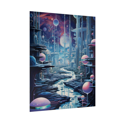 Celestial Art Gallery: Modern Architectural Design - Poster