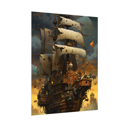 Swashbuckling Time Travelers: Maritime Adventure - Poster