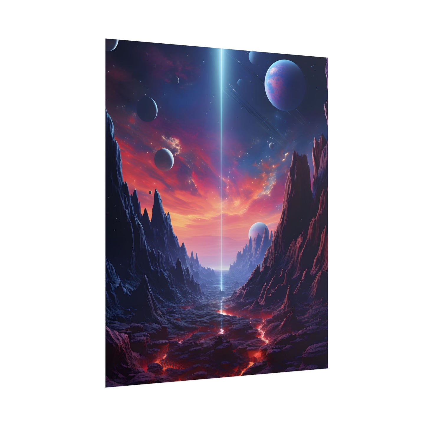 Black Hole Odyssey: A Massive Planet in Space - Poster