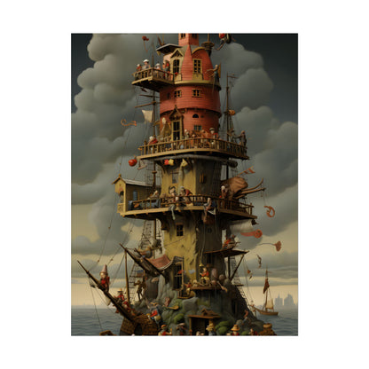Swashbuckling Time Travelers: A Crew of Pirate Adventurers - Poster