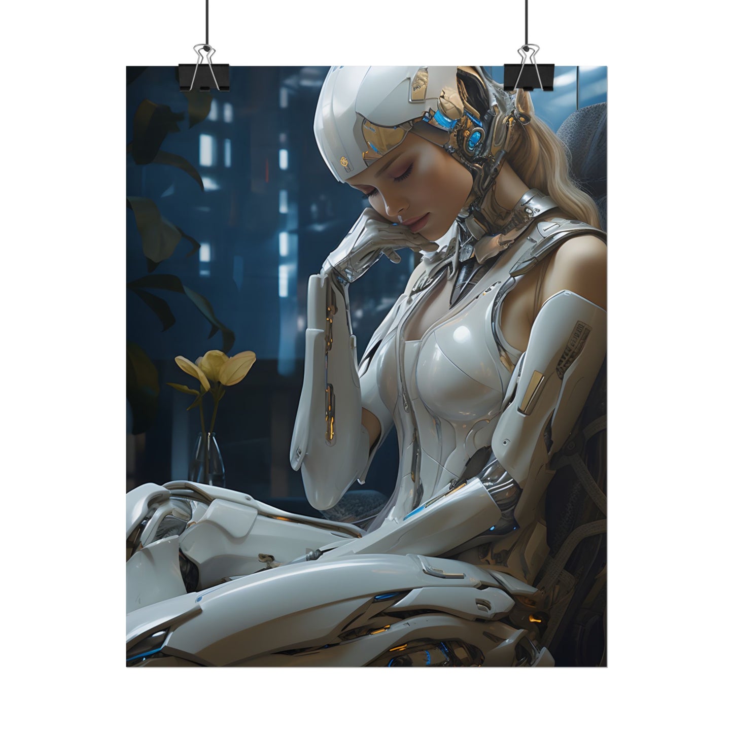 Modern Art Heist: Robot Team in Museum - Poster