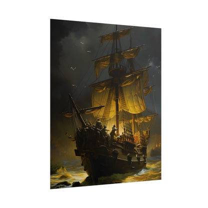 Time-Traveling Pirates: Swashbucklers on a Mission - Artwork - Poster