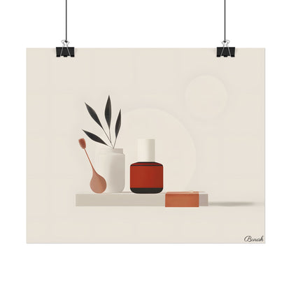 Minimalist Electronic Device: Bold Modern Art Illustration - Poster