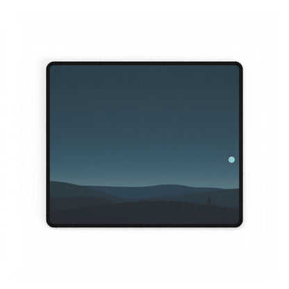 Minimalist Night Sky: Ethereal Stars Artwork - Desk Mat