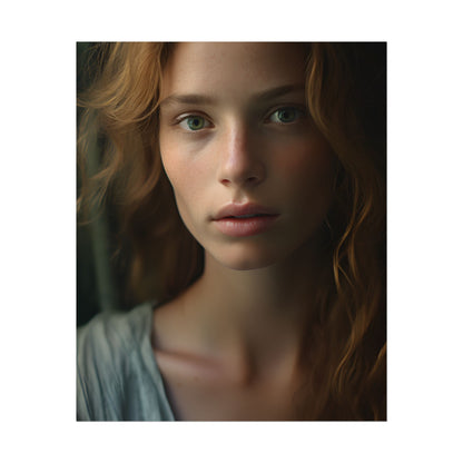 Close-Up Joy: Light Blue Eyes - Poster