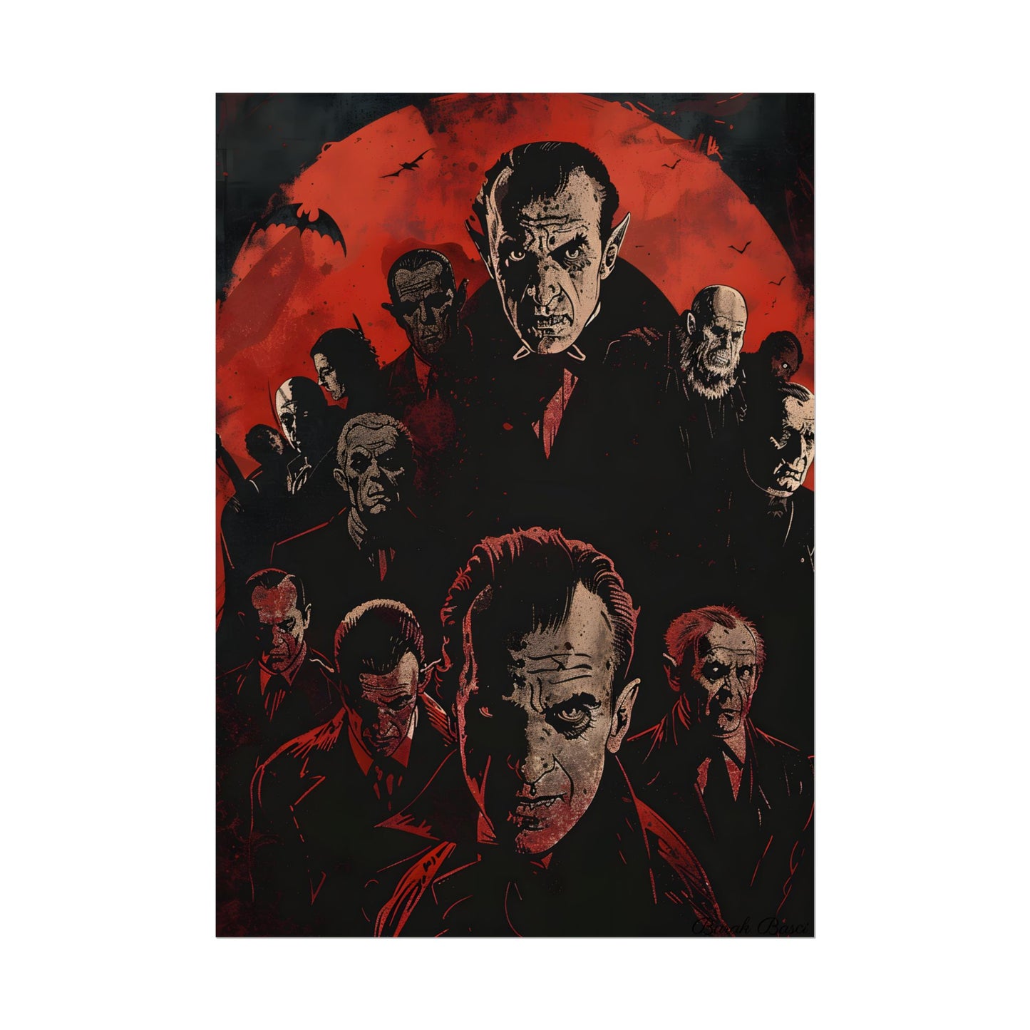 Mischievous Vampires: A Charismatic Leader's Nightly Revelry - Poster