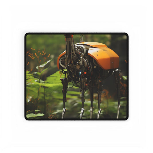Robotic Wildlife Sanctuary: AI-Operated Animal Care - Desk Mat