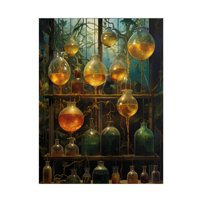Vigors and Plasmids: Mysterious Lab Equipment Artwork - Poster