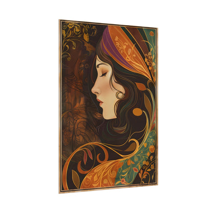 Vintage Art Nouveau Poster: Elegant Design - Poster