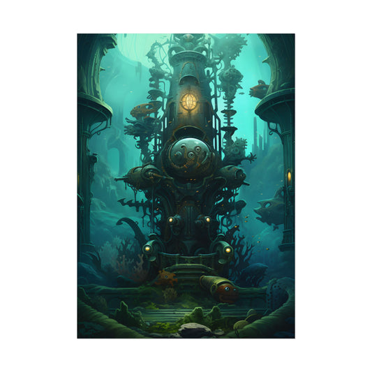 Steampunk Undersea Odyssey: Captain Nemo's Voyage - Poster