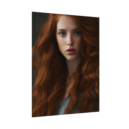 Redheaded Woman: Natural Beauty - Poster