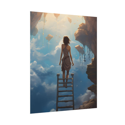 Casual Moment: Person Outdoor Portrait - Poster