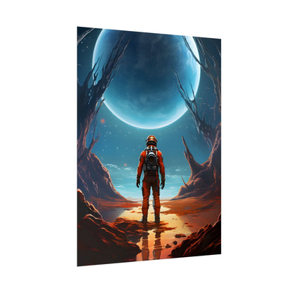 Futuristic Wilderness Explorer - Poster