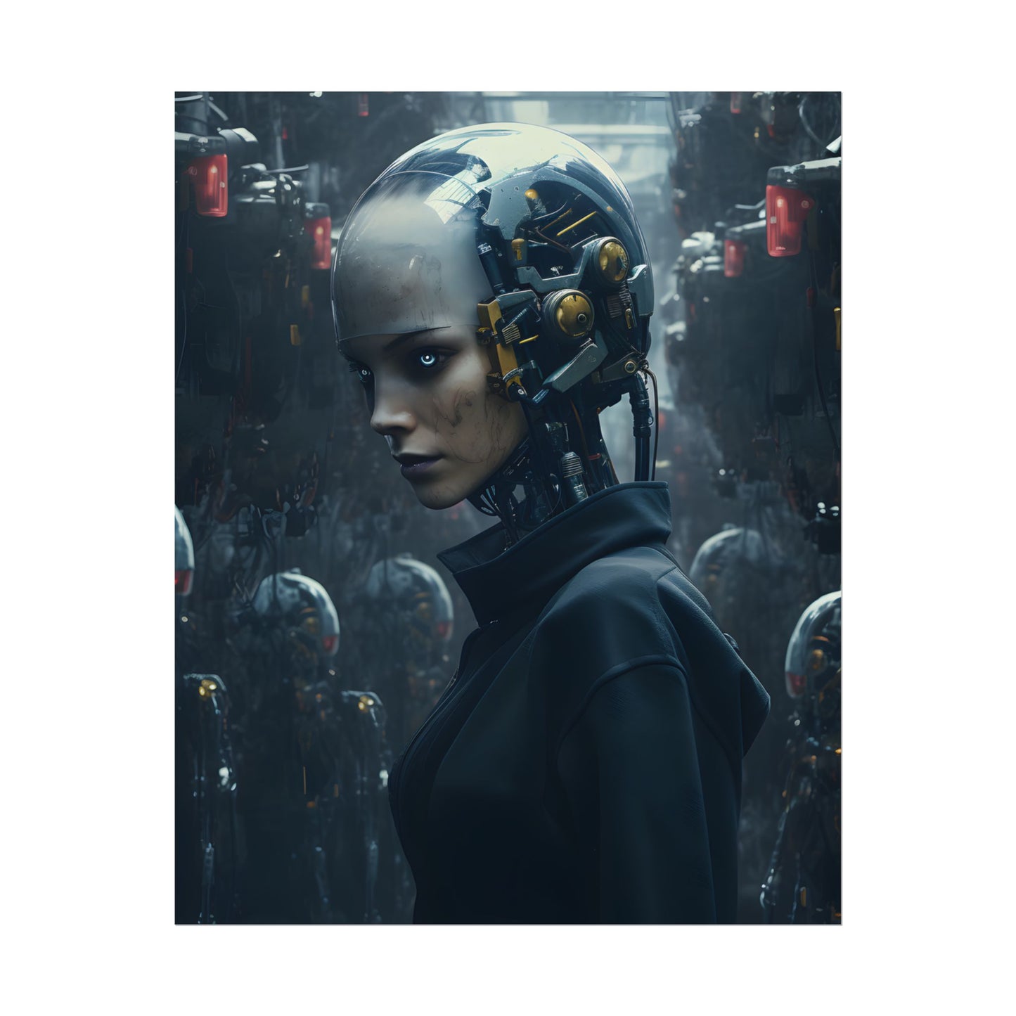 A group of charismatic thieves pull off a daring robotic art heist - Action - Poster