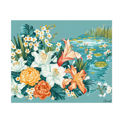 Vibrant Florida State Map: Colorful Artwork - Poster