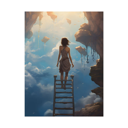 Casual Moment: Person Outdoor Portrait - Poster