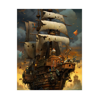Swashbuckling Time Travelers: Maritime Adventure - Poster