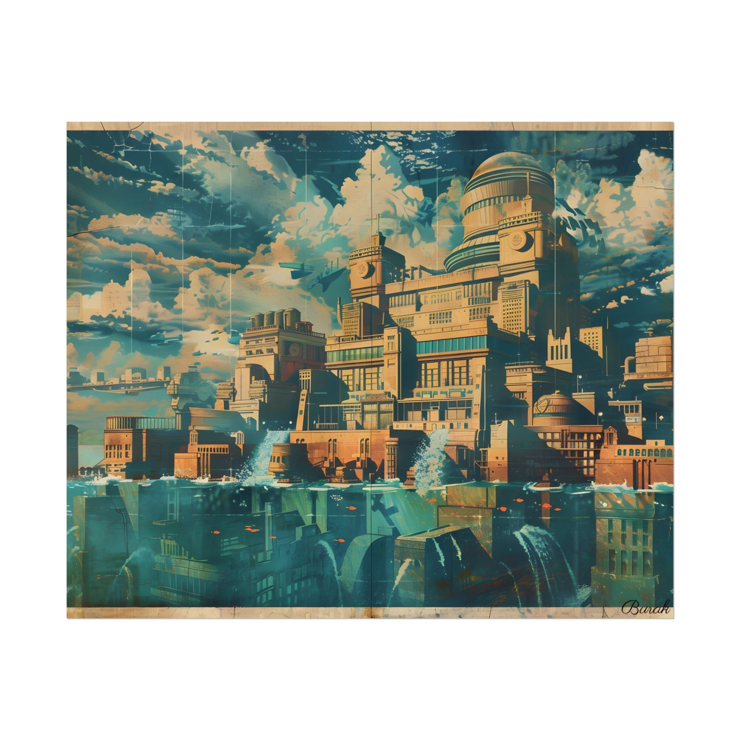 Vintage Travel Poster: Explore The Underwater Destination - Poster