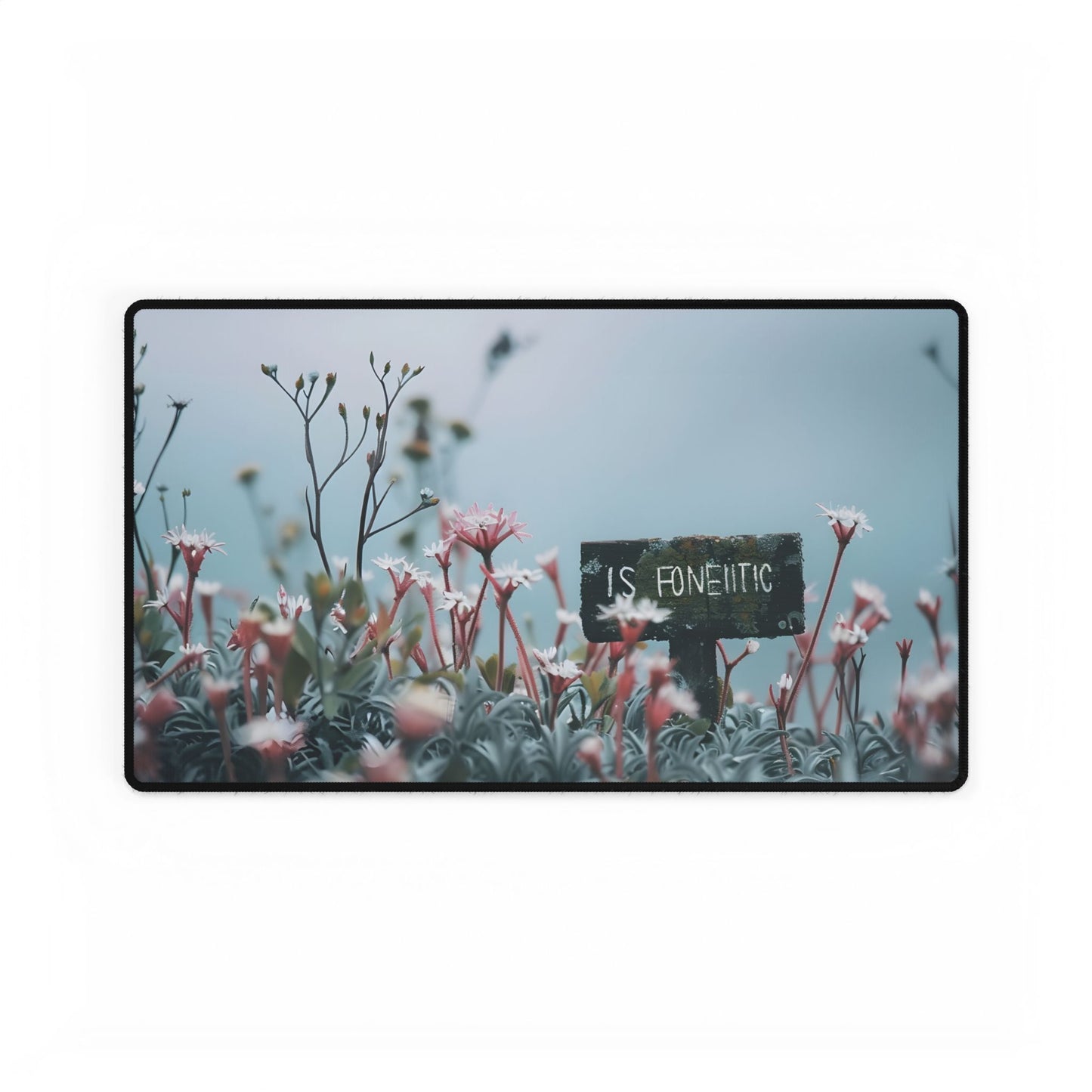 Serene Outdoor Moment: Soft Focus Art - Desk Mat