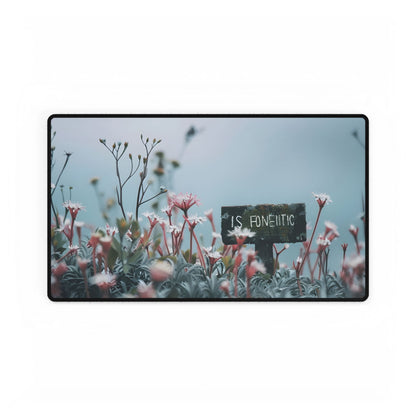 Serene Outdoor Moment: Soft Focus Art - Desk Mat