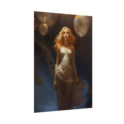 Candid Moment: Person in Nature, Lost in Thought - Poster