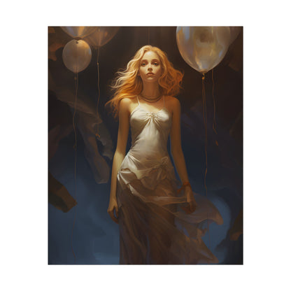 Candid Moment: Person in Nature, Lost in Thought - Poster