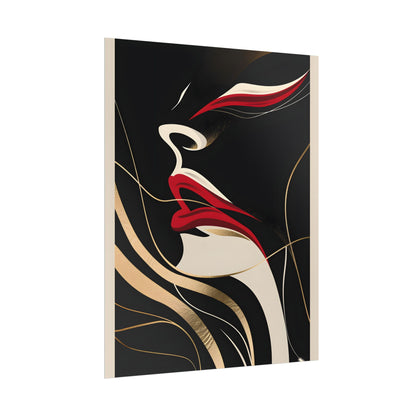 Elegant Art Nouveau Peacock: Timeless Vintage Beauty - Poster