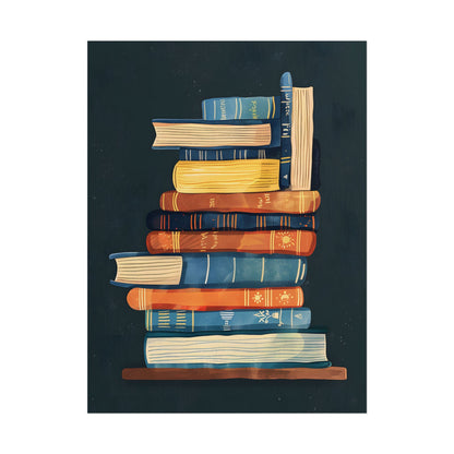 Custom Book Art: Literary Illustration - Poster