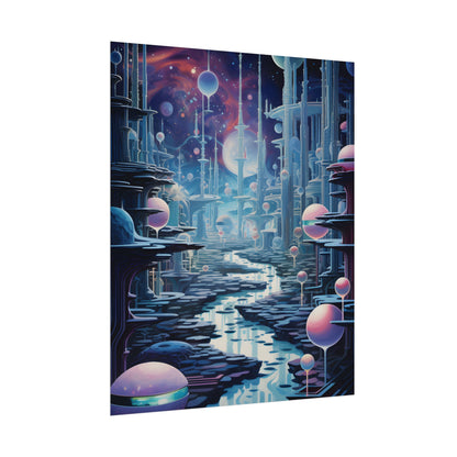 Celestial Art Gallery: Modern Architectural Design - Poster