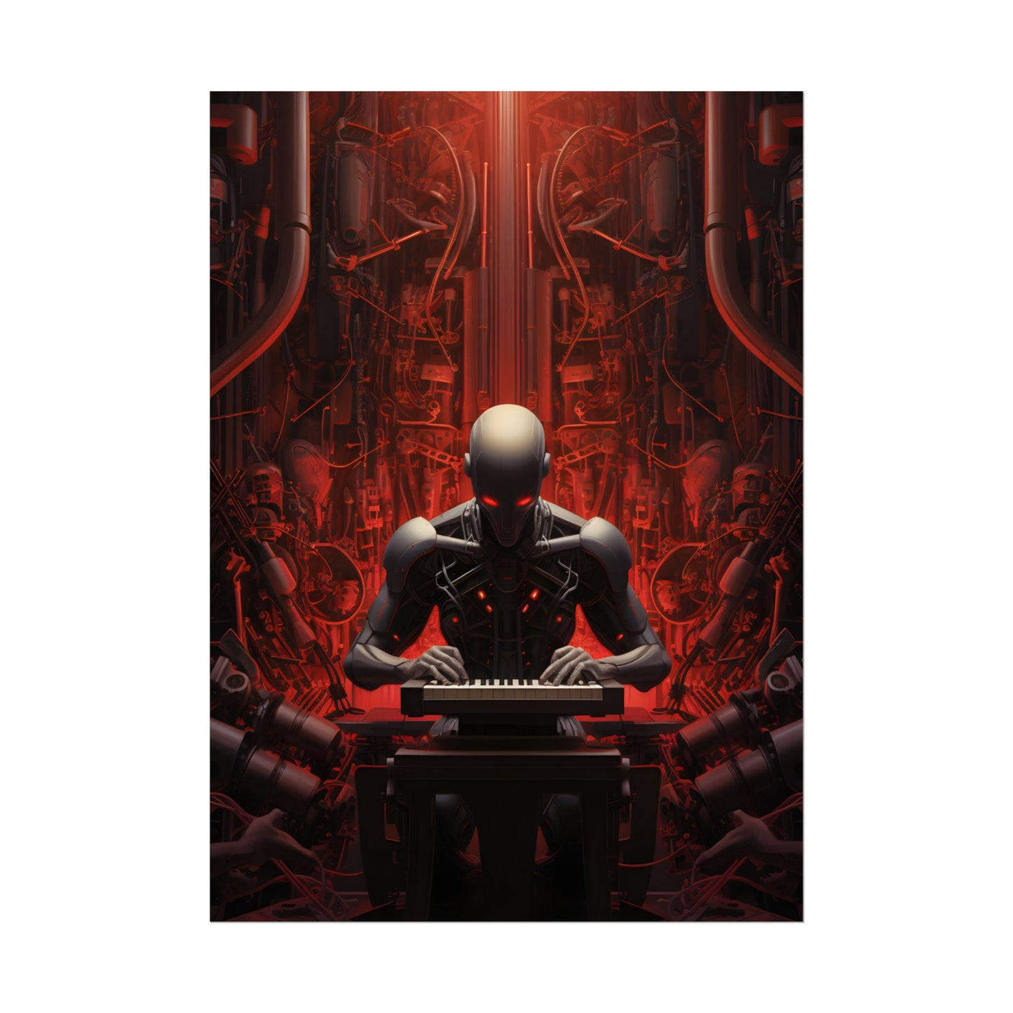 Robot Symphony: A Musical Orchestra of Sentient Robots - Poster