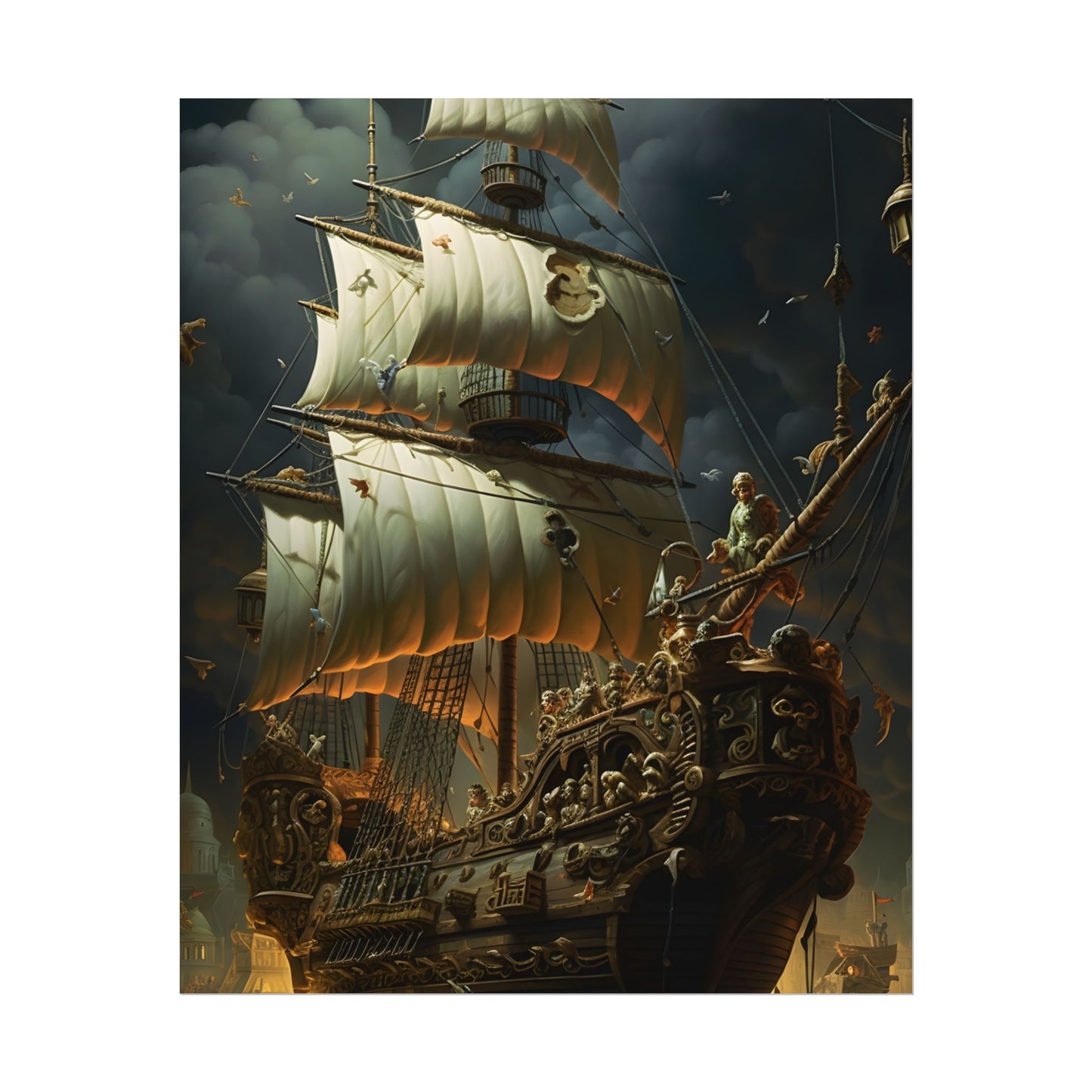 Swashbuckling Time-Traveling Pirate Crew: Artwork - Poster